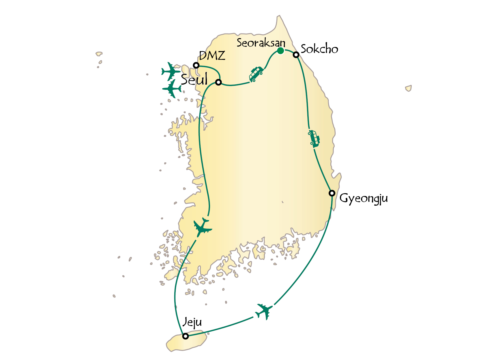 Korea Poludniowa 12 dni