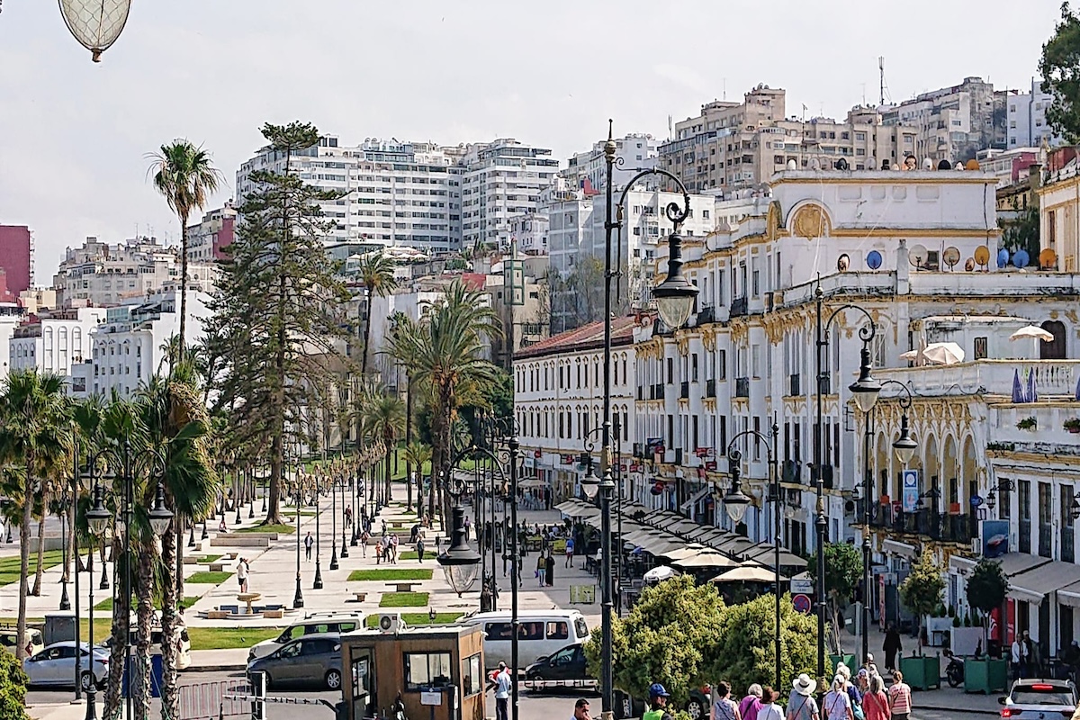 SAMOLOTem Hiszpania Portugalia Maroko